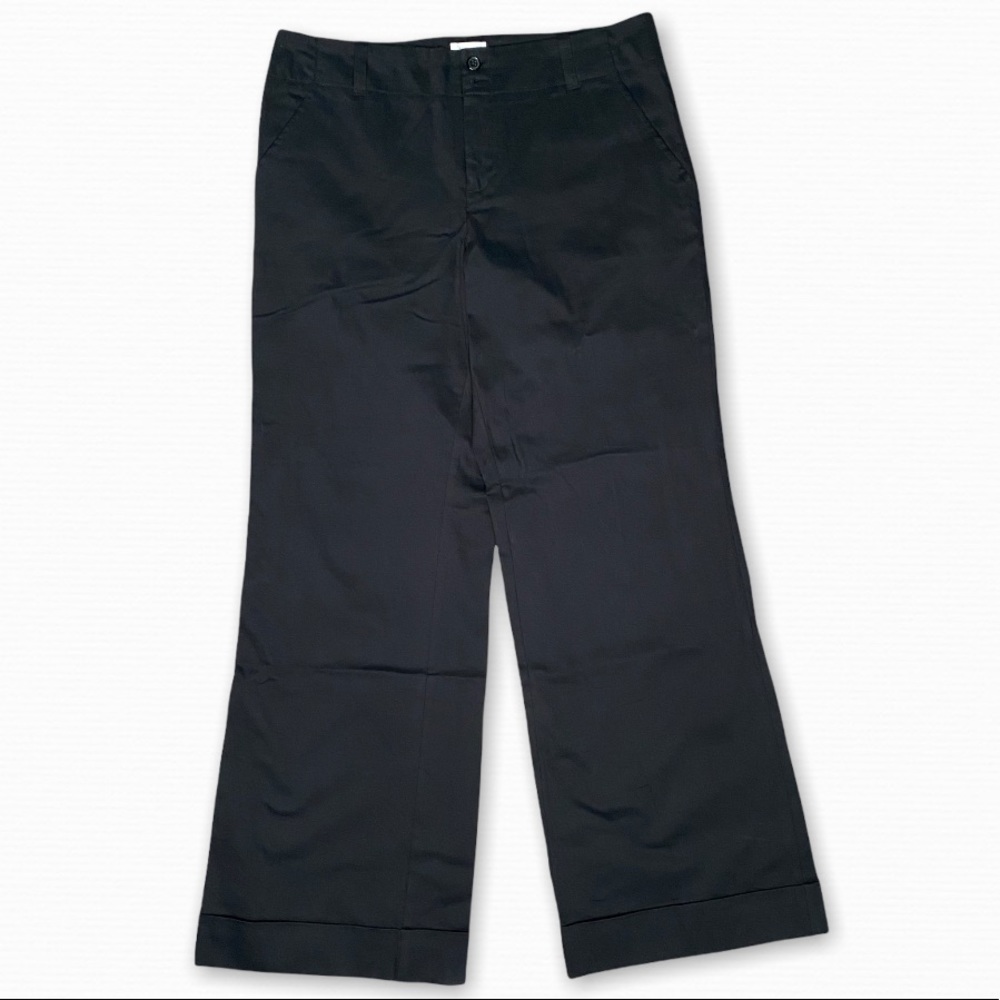 OLD NAVY Black Stretch Wide Long Pants Size 10S